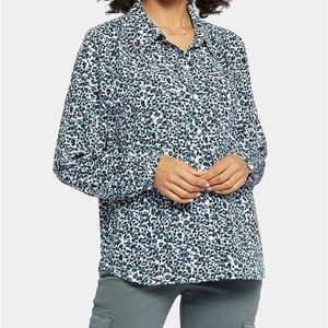 NYDJ WOMENS BLOUSE, print, size 1X